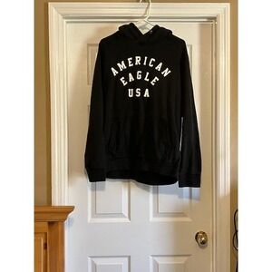 America Eagle USA Men's Hooded Sweatshirt Size large ~ AE American Eagle Men's
